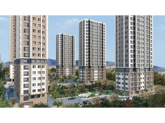 AŞKIN CAN'DAN TEKNIK YAPI YÜCELPARK SITESI'NDE SATILIK 1+1 DAIRE