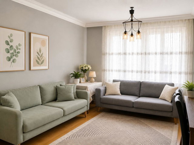 TOKİ TURKUAZ DOLMUŞ OTOBÜS GÜZERGAHINDA FULL EŞYALI 2+1 KİRALIK DAİRE