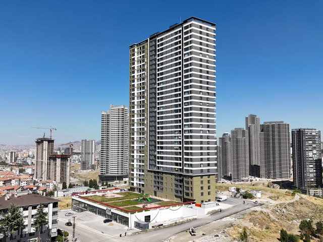 CRYSTAL TOWER’DA VADİ MANZARALI MODERN SATILIK 2+1