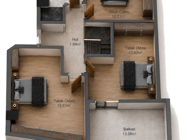 NK KÜÇÜKYALI MERKEZ DENİZ MANZARALI 5+1 224M² FIRSAT ÇATI DUBLEKSİ