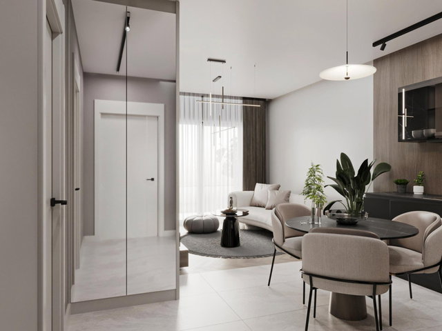 GAMADOR PARLA'DA GÖL MANZARALI 1+1 | 50 M² NET | 1. KAT