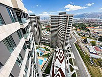52 İZMİR ALLSANCAK SİTESİ DENİZ MANZARALI 1+1 SATILIK DAİRE