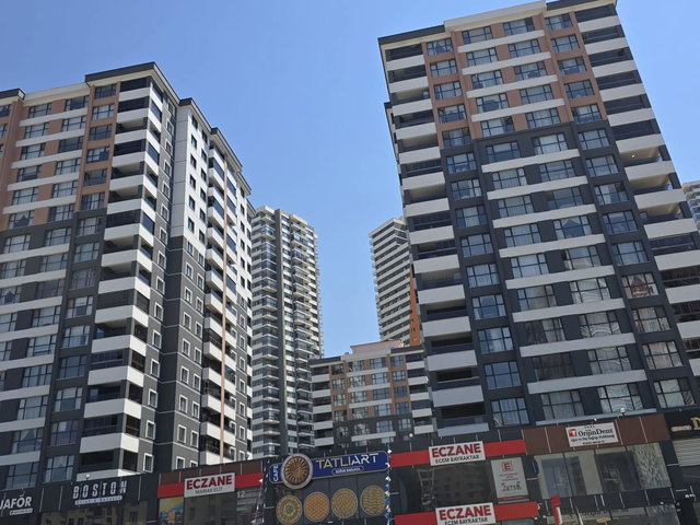 GREEN LIFE 3'TE 140M² 3,5+1 9.KAT GÜVENLIK SITE KIRALIK DAIRE