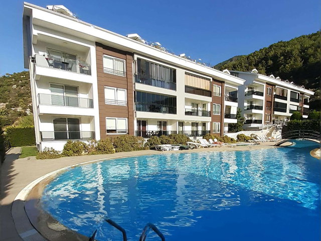 FETHİYE KAYA PARK’TA KONFORLU SİTE YAŞAMI  HAVUZLU KİRALIK 2+1 DAİRE