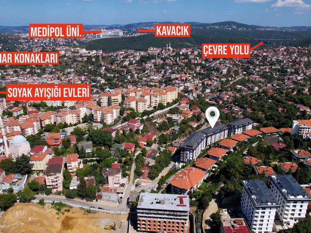 ÇENGELKÖY TUANA PRESTİJ'TE EŞYALI BALKONLU KÖŞE 2+1 121 M²