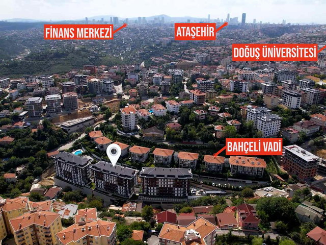 ÇENGELKÖY TUANA PRESTİJ'TE EŞYALI BALKONLU KÖŞE 2+1 121 M²