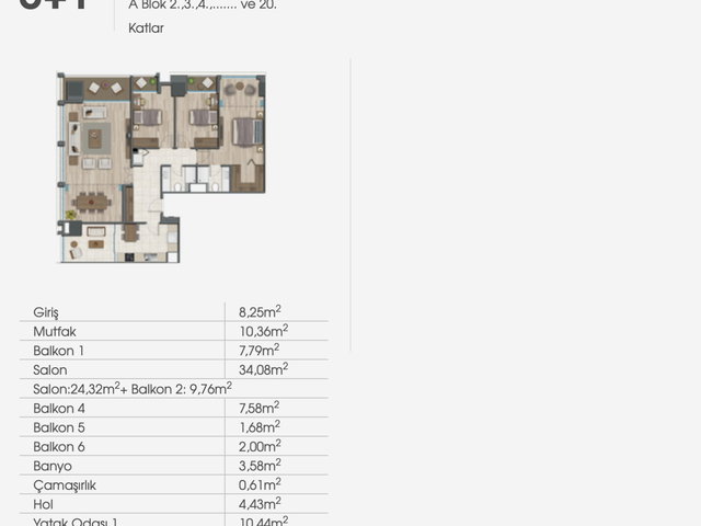 KOŞUYOLU SUR YAPI EXCELLENCE 3+1 204M2 SURYAPI UZMANI LEYLA ŞİMŞEK