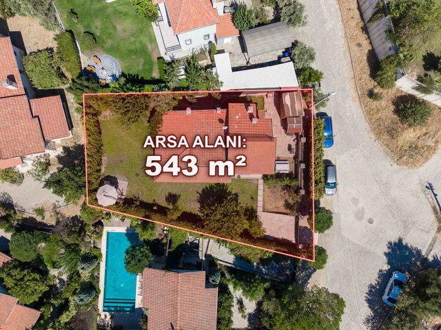 URLA BADEMLERDE 543 M² ARSADA TAM MÜSTAKİL 3+1 SATILIK ÖVİLLA