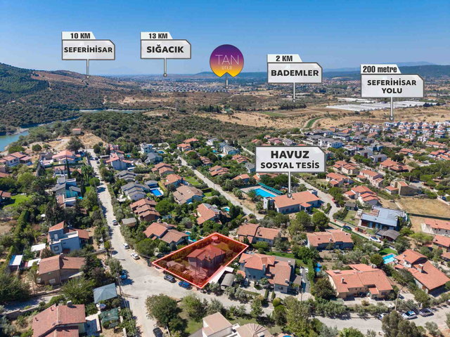 URLA BADEMLERDE 543 M² ARSADA TAM MÜSTAKİL 3+1 SATILIK ÖVİLLA