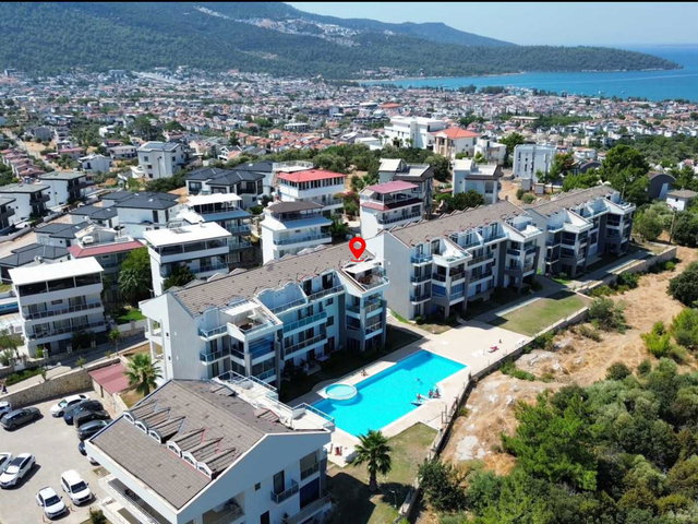 DENİZ & DOĞA MANZARALI, HAVUZ CEPHELİ EŞYALI 3+1 ÇATI DUBLEKS