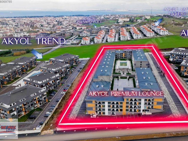 REMAX ŞEHİR AKYOL PREMIUM LOUNGE SATILIK KİRACILI 1+1 DAİRE