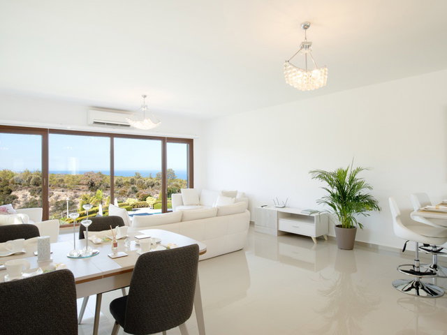 GIRNE ESENTEPE'DE FULL LÜKS EŞYALI SATILIK ÖZEL TERASLI DAĞ VE DENIZ MANZARALI 2+1 PENTHOUSE DAIRE