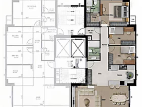 SUADİYEDE MODERN MİMARİ | 3+1 | 107 M² NET | DENİZ MANZARALI