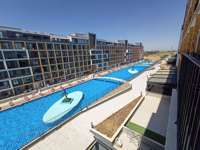 MYWAY WİNS BLUE SİTESİNDE HAVUZ CEPHE EŞYALI KİRALIK 1+1 DAİRE