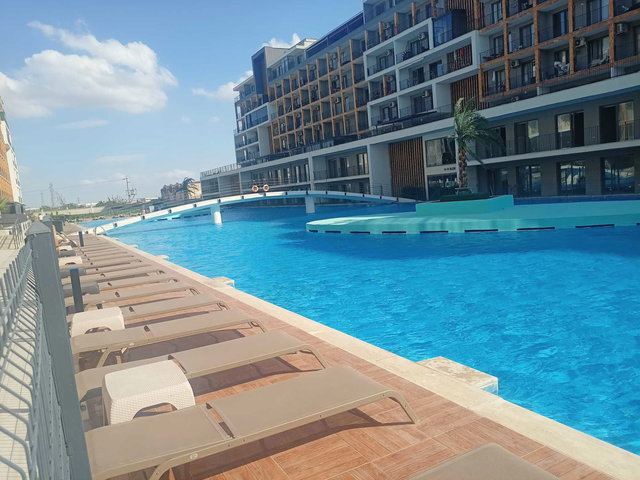 MYWAY WİNS BLUE SİTESİNDE HAVUZ CEPHE EŞYALI KİRALIK 1+1 DAİRE