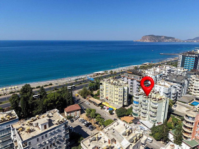 TOSMUR'DA DENIZ MANZARALI, EŞYALI 1+1 SATILIK DAIRE