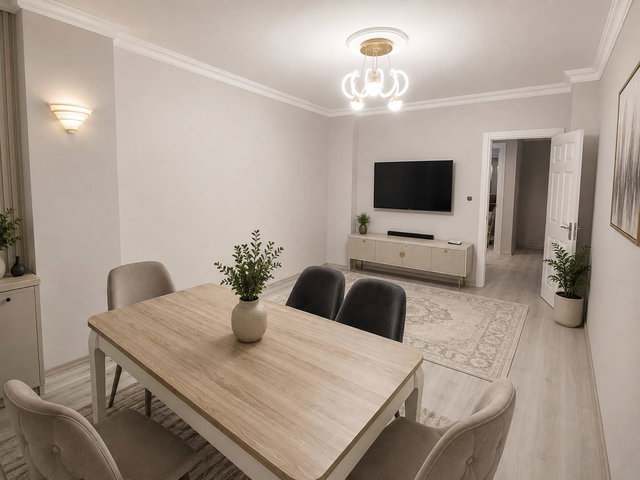 SAFA CADDESİ ÜZERİNDE YENİLENMİŞ 2+1 MASRAFSIZ 3 BALKONLU