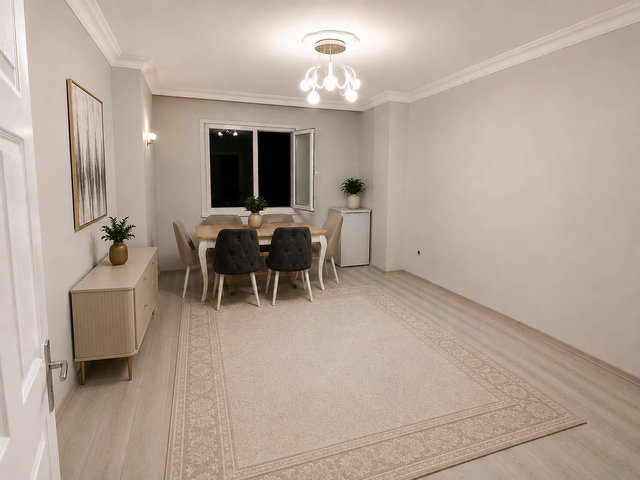 SAFA CADDESİ ÜZERİNDE YENİLENMİŞ 2+1 MASRAFSIZ 3 BALKONLU