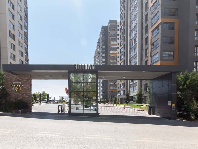 ISTANBUL YOLU METROSU YAKINI , HİTTOWN KONUTLARINDA 10. KAT ORMAN MANZARALI  1+1 KIRALIK DAIRE