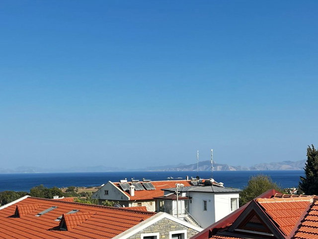 DATÇA'DA | DENIZ MANZARALI | 3+1 EŞYASIZ | KIRALIK TRIPLEX