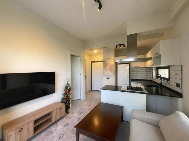 BODRUM BARDAKÇI DA KİRALIK  1+1 BAHÇE KATI  DAİRE
