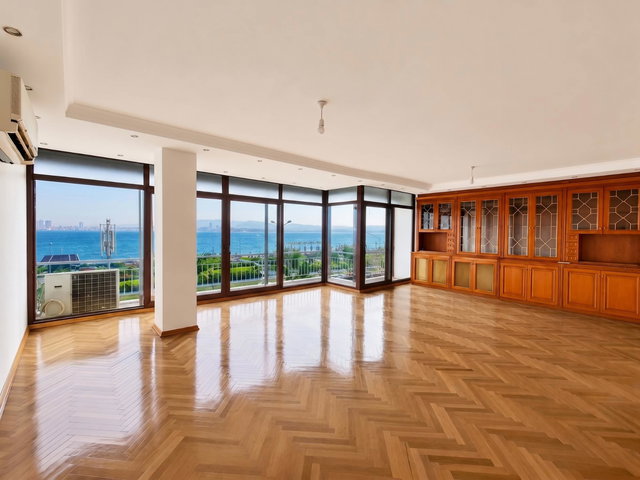 İZMIR KARŞIYAKA YALISINDA FULL DENIZ MANZARALI, OTOPARKLI 4+1