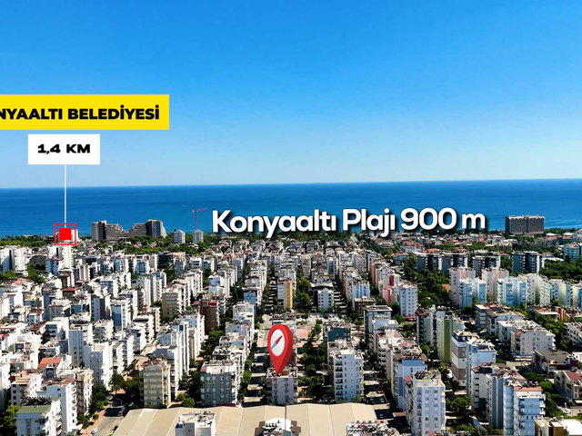 KONYAALTI ALTINKUM'DA DENİZE 900 METRE EBEVEYN BANYOLU MASRAFSIZ ARA KAT 2+1 SATILIK DAİRE
