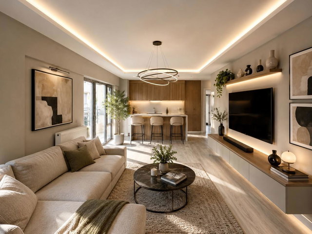 KIZILAY MERKEZ'DE MODERN 1+0 STÜDYO DAIRE