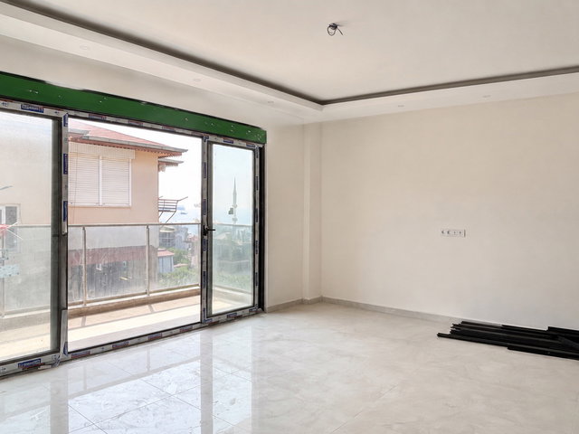 ALANYA DINEKTE SIFIR BINADA EŞYASIZ 2+1 DUBLEKS DAIRE