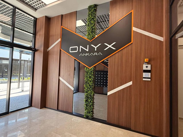 ONYX ANKARA'DA SİNCAN GÖKÇEK MAH’DE SIFIR BİNADA EŞYALI 1+1 | BALKONLU | KİRALIK DAİRE