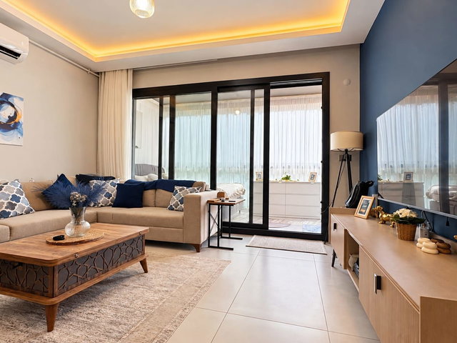 KUŞADASI EGE MAHALLESİ’NDE HAVUZLU SİTEDE OTOPARKLI MODERN DAİRE