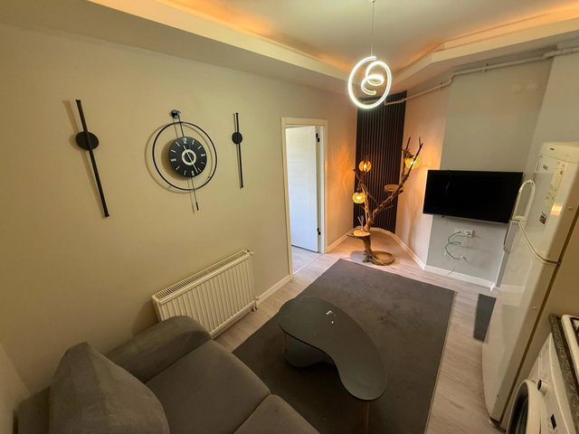 KURUÇEŞME 131 AY AMORTİ,KİRACILI, EŞYALI,1+1 SATILIK DAİRE