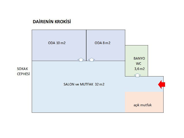 CEVİZLİ BAĞDAT CADDESİNE 3. BİNADA SATILIK 2+1 YENİ DAİRE