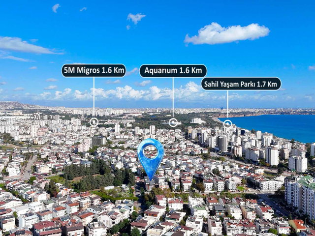 KONYAALTİ PLAJLARA 470 M. HAVUZ DOĞALGAZ KİRALIK 3+1 DUBLEKS