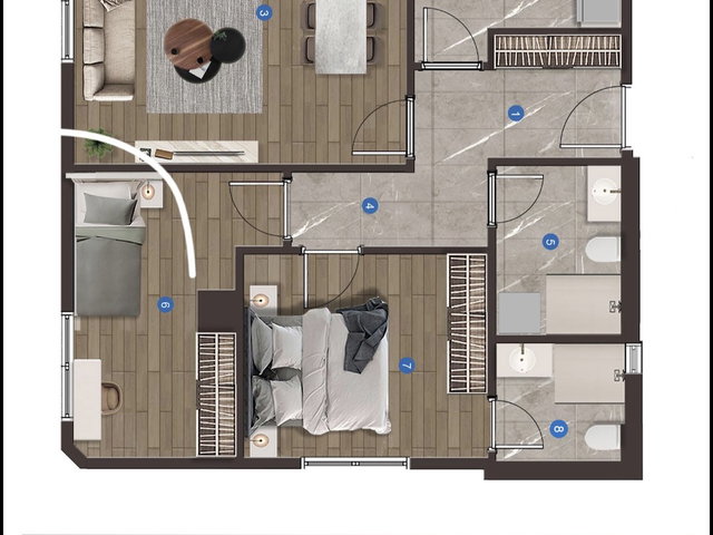 VELİDEBAĞ KOROSU YANI BAŞI SIFIR SATILIK 2+1 DAİRE