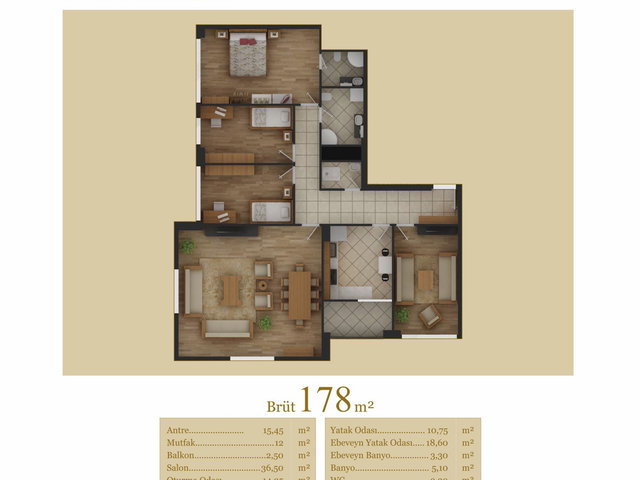 BAYRAMPAŞA MERKEZ BİRLİK LİFE SİTESİ SATILIK 4+1 LÜX DAİRE