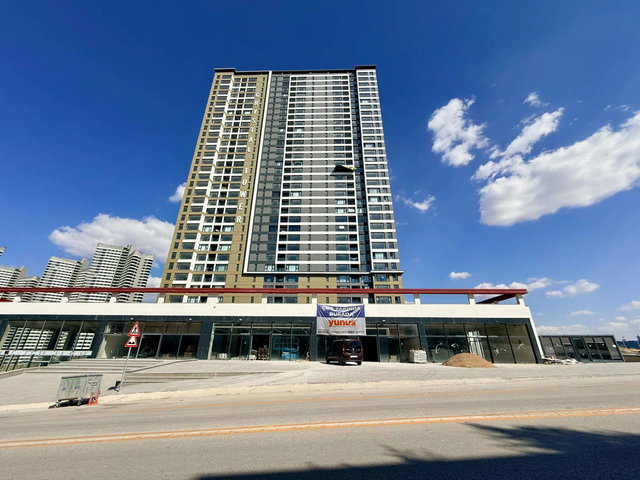 ÇANKAYA İLKER CRYSTAL TOWER’DA BATI CEPHE, ŞEHİR MANZARALI 2+1 BOŞ & EŞYASIZ