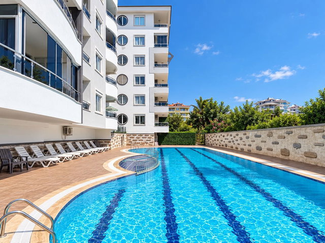 ALANYA CİKCİLLİ CASPIAN RESIDENCE’DA KİRALIK 2+1 EŞYASIZ DAİRE