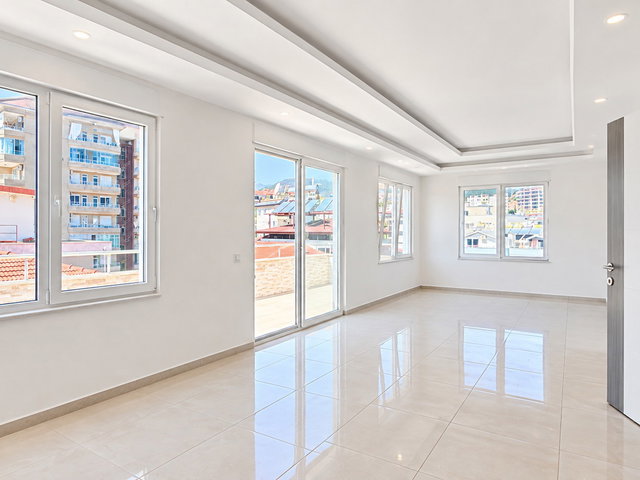 ALANYA CİKCİLLİ CASPIAN RESIDENCE’DA KİRALIK 2+1 EŞYASIZ DAİRE