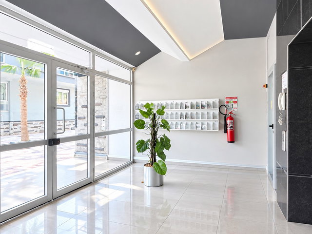 ALANYA CİKCİLLİ CASPIAN RESIDENCE’DA KİRALIK 1+0  EŞYASIZ STÜDYO  DAİRE