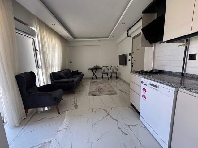 PAMUKKALE YUNUSEMRE’DE EŞYALI 1+1 KİRALIK DAİRE | BALKONLU | DOĞALGAZ KOMBİLİ