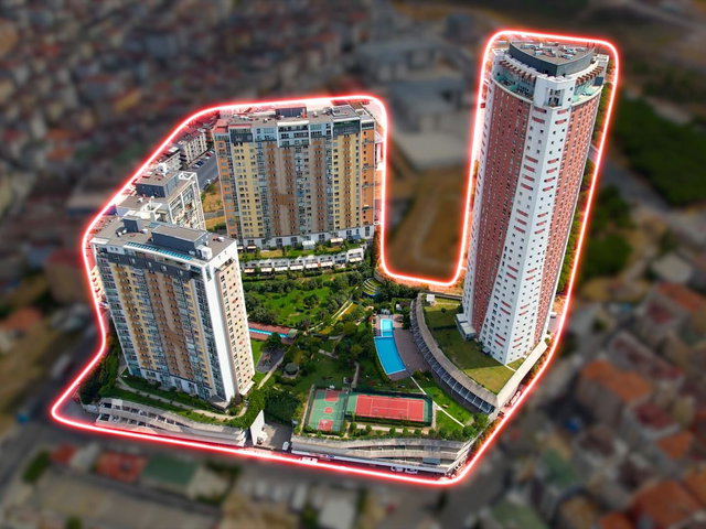 KENTPLUS CENTRIUM BÜYÜK TİP  DENİZ MANZARALI SATILIK 3+1 DAİRE