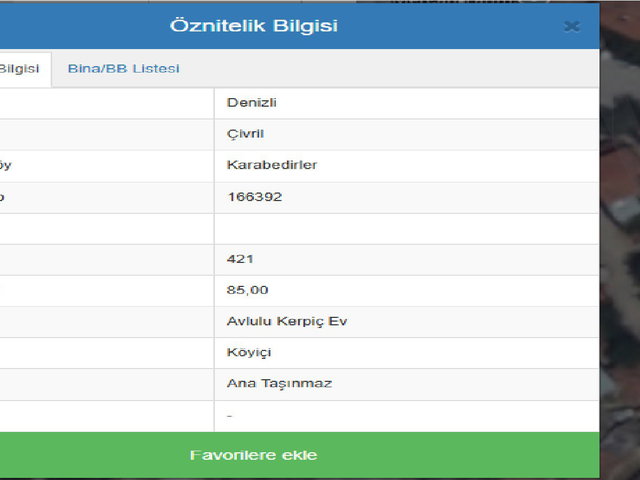 ÇİVRİL KARABEDİRLER'DE SATILIK 85 M² AVLULU KERPİÇ EV
