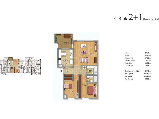 FUAYE UZMANI EZGİ'DEN-AZ KATLI 2+1 DENIZ MANZARALI-KAPALI BALKON-EMSALSIZ-TEK KIRALIK