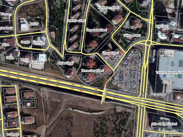 ÇANKAYA IŞÇI BLOKLARI ÇIĞDEM MEVKI ARA KAT SITE DAIRE ŞEHIR MANZARALI 3+1 YAPILI DAIRE