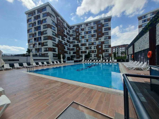EDONİA GARDEN SİTESİNDE 1+1 KISMI DENİZ MANZARALI DAİRE