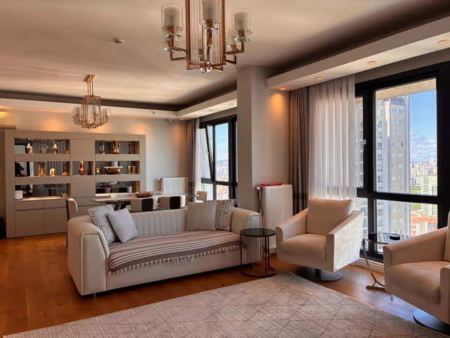 MY TOWERLAND ATAŞEHİR 3383 ADA ÖZEL TASARIM 260M2 KAT BAHÇELİ BALKONLU 3+1 KİRALIK DAİRE