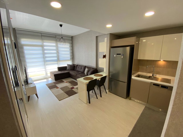 ÇUKUROVA BALKON'DA - BÜYÜKADA MANZARALI EŞYALI 1+1 SATILIK DAİRE