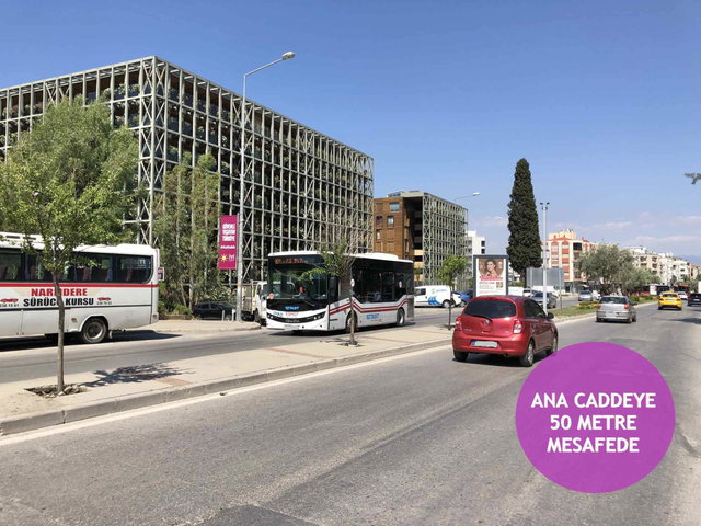 NARLIDERE ANA CADDEYE 50 METRE MESAFEDE 3+1 ASANSÖRLÜ DAİRE