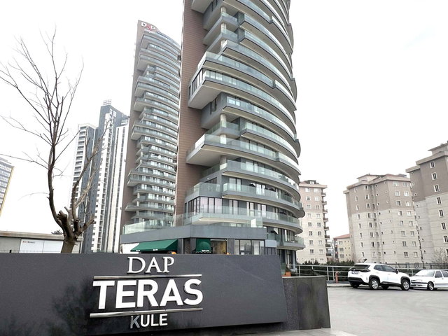 DAP TERAS KULE’DE EŞYALI TERASLI KIRALIK STÜDYO